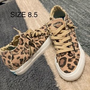 Leopard Print Blowfish High Top Shoes Size 8.5